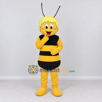 Custom Yellow and Black Bee Character Mascot Costume Adult Full Body Suit for Garden Events Custom Yellow and Black Bee Character Mascot Costume Adult Full Body Suit for Garden Events
