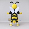 Custom Yellow and Black Wasp Character in Sportswear Mascot Costume Adult Full Body Suit for Sports Events Custom Yellow and Black Wasp Character in Sportswear Mascot Costume Adult Full Body Suit for Sports Events