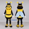 Custom Yellow and Black Bee Character with a Headband Mascot Costume Adult Full Body Suit for Garden Events Custom Yellow and Black Bee Character with a Headband Mascot Costume Adult Full Body Suit for Garden Events