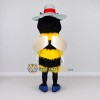 Custom Yellow and Black Bee Character with a Sun Hat Mascot Costume Adult Full Body Suit for Garden Events Custom Yellow and Black Bee Character with a Sun Hat Mascot Costume Adult Full Body Suit for Garden Events