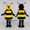 Custom Yellow and Black Bee Character Mascot Costume Adult Full Body Suit for Garden Events Custom Yellow and Black Bee Character Mascot Costume Adult Full Body Suit for Garden Events
