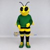 Custom Yellow and Green Bee Character in a Sweatshirt Mascot Costume Adult Full Body Suit for School Events Custom Yellow and Green Bee Character in a Sweatshirt Mascot Costume Adult Full Body Suit for School Events