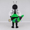 Custom Green and Black Wasp Character Mascot Costume Adult Full Body Suit for Garden Events Custom Green and Black Wasp Character Mascot Costume Adult Full Body Suit for Garden Events