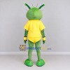Custom Green and Yellow Grasshopper Character in a T-Shirt Mascot Costume Adult Full Body Suit for School Events Custom Green and Yellow Grasshopper Character in a T-Shirt Mascot Costume Adult Full Body Suit for School Events
