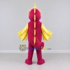 Custom Pink and Yellow Winged Dragon Character Mascot Costume Adult Full Body Suit for Theme Parties Custom Pink and Yellow Winged Dragon Character Mascot Costume Adult Full Body Suit for Theme Parties