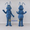 Custom Blue and Gray Ant Character Mascot Costume Adult Full Body Suit for Garden Events Custom Blue and Gray Ant Character Mascot Costume Adult Full Body Suit for Garden Events