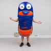 Custom Blue and Orange Sneaker Character Mascot Costume Adult Full Body Suit for Sports Events Custom Blue and Orange Sneaker Character Mascot Costume Adult Full Body Suit for Sports Events