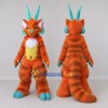 Custom Orange and Teal Horned Tiger Monster Character Mascot Costume Adult Full Body Suit for Theme Parties Custom Orange and Teal Horned Tiger Monster Character Mascot Costume Adult Full Body Suit for Theme Parties