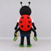 Custom Black Red and White Ladybug Character in a T-Shirt Mascot Costume Adult Full Body Suit for Garden Events Custom Black Red and White Ladybug Character in a T-Shirt Mascot Costume Adult Full Body Suit for Garden Events