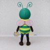Custom Green and Yellow Bee Character Mascot Costume Adult Full Body Suit for Garden Events Custom Green and Yellow Bee Character Mascot Costume Adult Full Body Suit for Garden Events