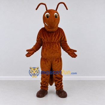 Custom Brown and Orange Ant Character Mascot Costume Adult Full Body Suit for Garden Events Custom Brown and Orange Ant Character Mascot Costume Adult Full Body Suit for Garden Events