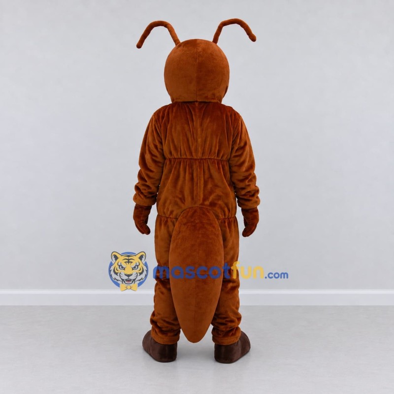 Custom Brown and Orange Ant Character Mascot Costume Adult Full Body Suit for Garden Events Custom Brown and Orange Ant Character Mascot Costume Adult Full Body Suit for Garden Events