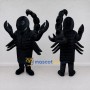 Custom Black and Gray Scorpion Character Mascot Costume Adult Full Body Suit for Wildlife Events