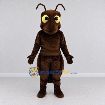 Custom Brown and Yellow Ant Character Mascot Costume Adult Full Body Suit for Garden Events Custom Brown and Yellow Ant Character Mascot Costume Adult Full Body Suit for Garden Events