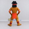 Custom Brown and Orange Fantasy Warrior Character Mascot Costume Adult Full Body Suit for Theme Parties Custom Brown and Orange Fantasy Warrior Character Mascot Costume Adult Full Body Suit for Theme Parties