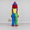 Custom Yellow Blue and Green Clown Character in Overalls Mascot Costume Adult Full Body Suit for Theme Parties Custom Yellow Blue and Green Clown Character in Overalls Mascot Costume Adult Full Body Suit for Theme Parties
