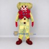 Custom Yellow and Red Clown Character with a Large Bow Tie Mascot Costume Adult Full Body Suit for Theme Parties Custom Yellow and Red Clown Character with a Large Bow Tie Mascot Costume Adult Full Body Suit for Theme Parties