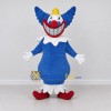 Custom Blue and White Clown Character Mascot Costume Adult Full Body Suit for Theme Parties Custom Blue and White Clown Character Mascot Costume Adult Full Body Suit for Theme Parties