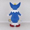 Custom Blue and White Clown Character Mascot Costume Adult Full Body Suit for Theme Parties Custom Blue and White Clown Character Mascot Costume Adult Full Body Suit for Theme Parties