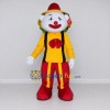 Custom Yellow and Red Clown Character with Rainbow Hair Mascot Costume Adult Full Body Suit for Theme Parties Custom Yellow and Red Clown Character with Rainbow Hair Mascot Costume Adult Full Body Suit for Theme Parties