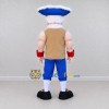Custom Blue and Tan Colonial Patriot Character Mascot Costume Adult Full Body Suit for Theme Parties Custom Blue and Tan Colonial Patriot Character Mascot Costume Adult Full Body Suit for Theme Parties