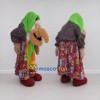 Custom Green and Multicolor Witch Character in a Headscarf Mascot Costume Adult Full Body Suit for Theme Parties Custom Green and Multicolor Witch Character in a Headscarf Mascot Costume Adult Full Body Suit for Theme Parties