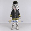 Custom Black and White Dalmatian Firefighter Character Mascot Costume Adult Full Body Suit for Community Events Custom Black and White Dalmatian Firefighter Character Mascot Costume Adult Full Body Suit for Community Events